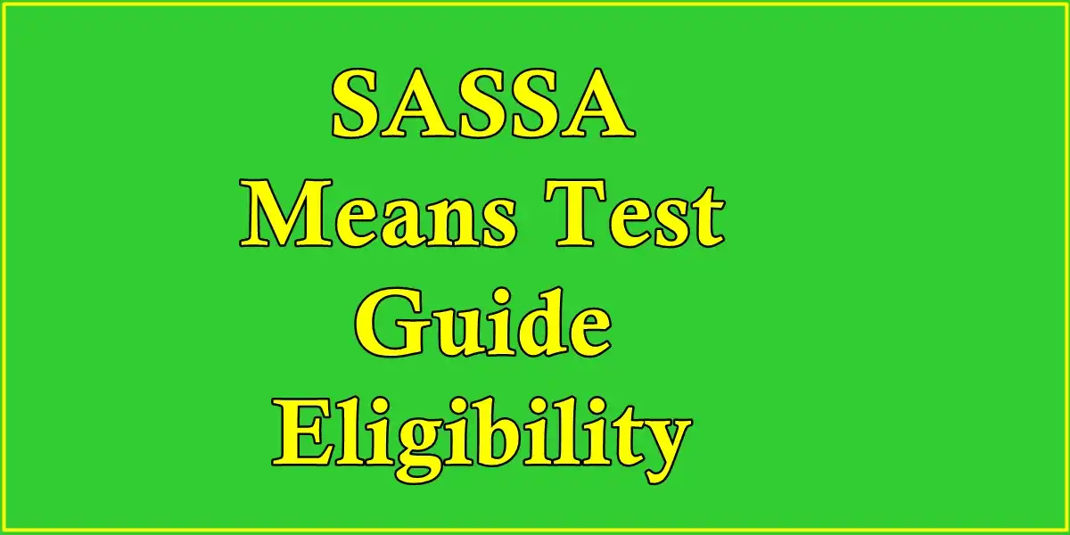 sassa mean test