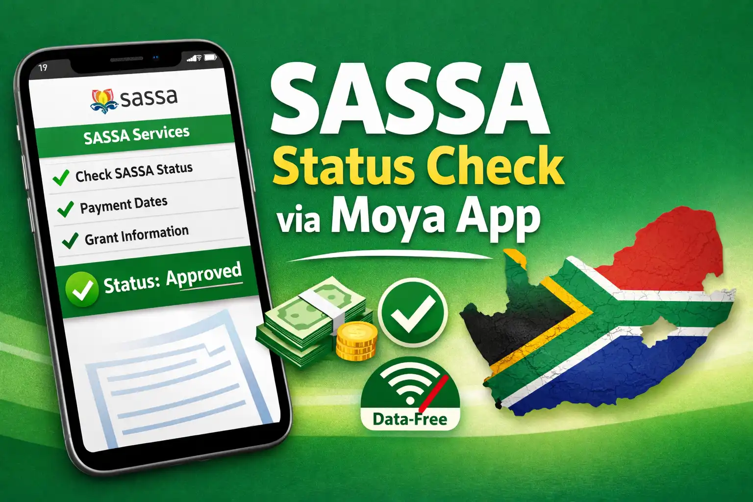 SASSA Status Through Moya App